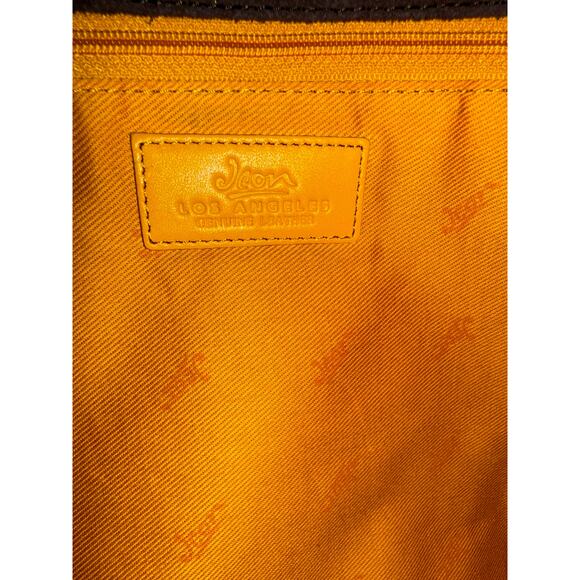 ICON Brown Genuine Leather - Cavalier dogs - Strap Purse - Picture 7 of 11